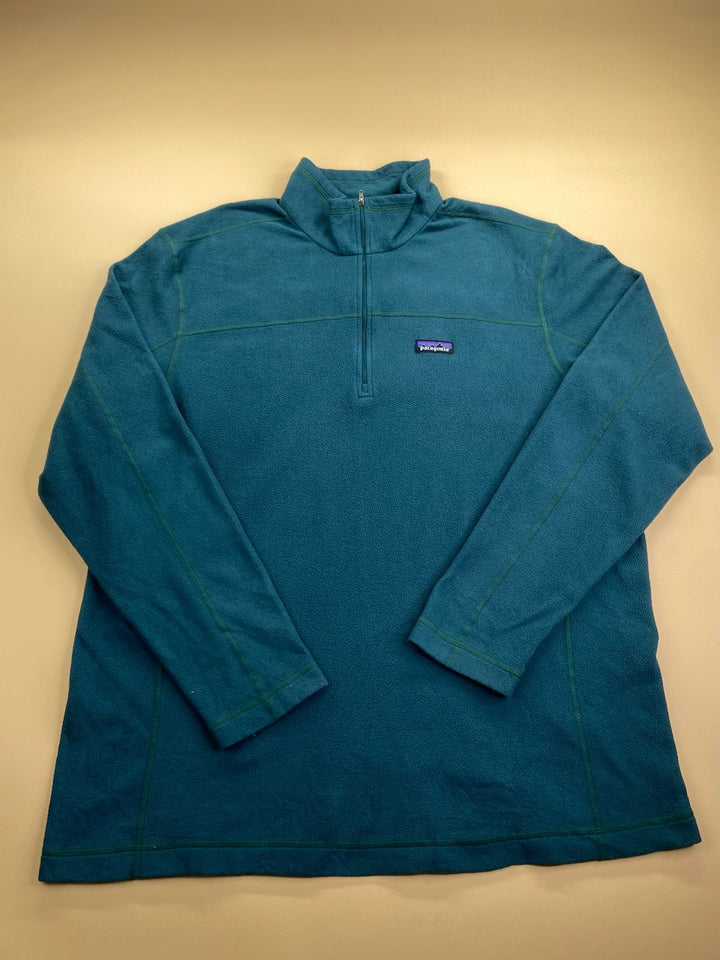 Polaire Patagonia vert foncé et turquoise – Homme XXL, vue de face