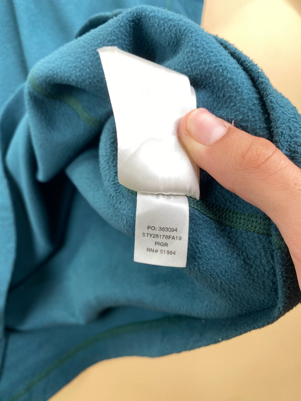 Polaire Patagonia vert foncé et turquoise – Homme XXL, photo 6