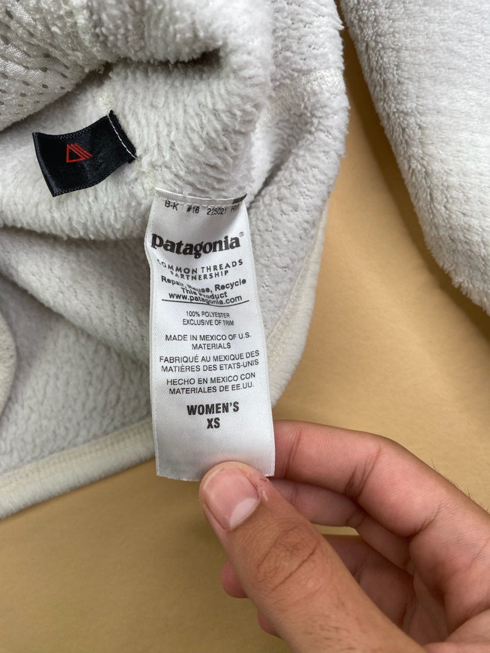 Polaire Patagonia Snap-T blanc et beige – Femme XS, photo 7