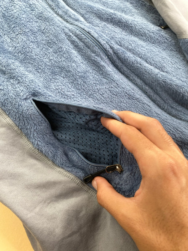 Polaire Patagonia bleu et gris – Femme L, photo 4