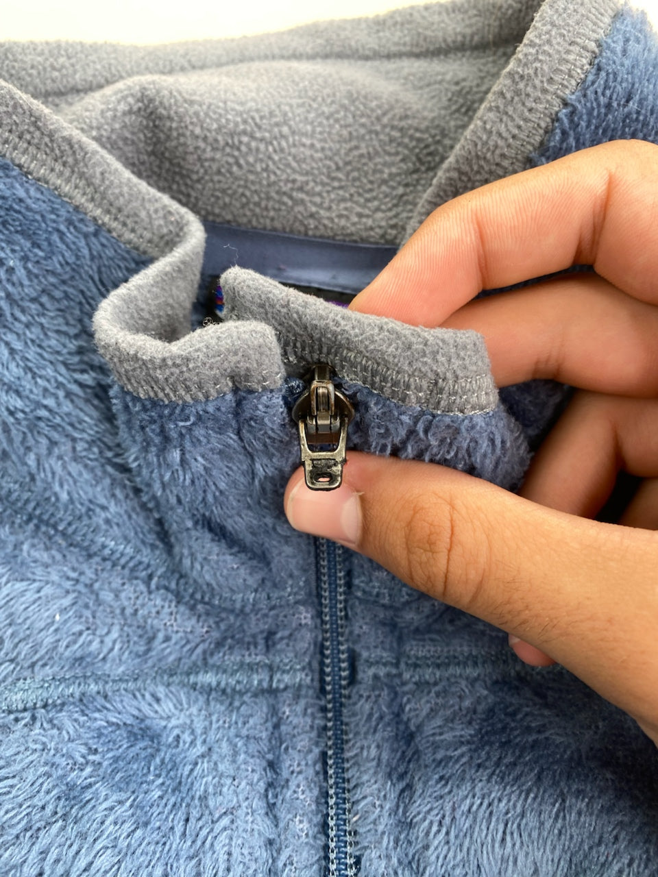 Polaire Patagonia bleu et gris – Femme L, photo 11
