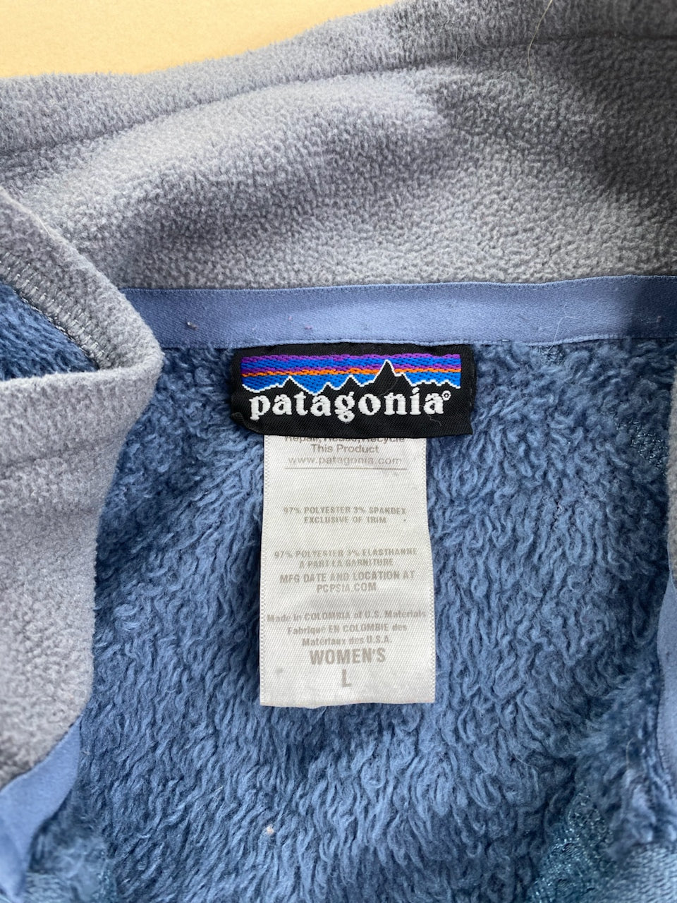 Polaire Patagonia bleu et gris – Femme L, photo 6