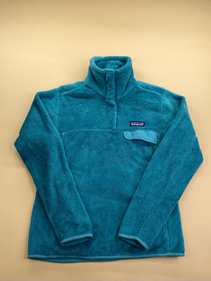 Polaire Patagonia Snap-T vert et turquoise – Homme XS, vue de face