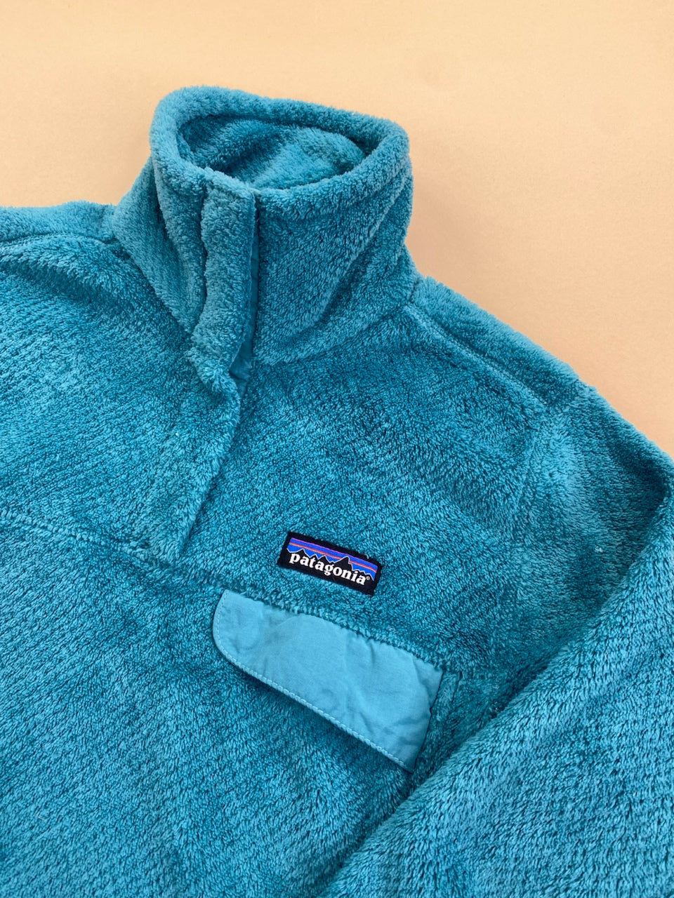 Polaire Patagonia Snap-T vert et turquoise – Homme XS, photo 3
