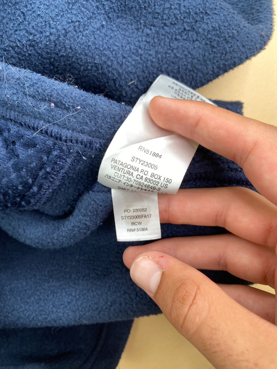 Polaire Patagonia Synchilla bleu marine – Homme L, photo 7