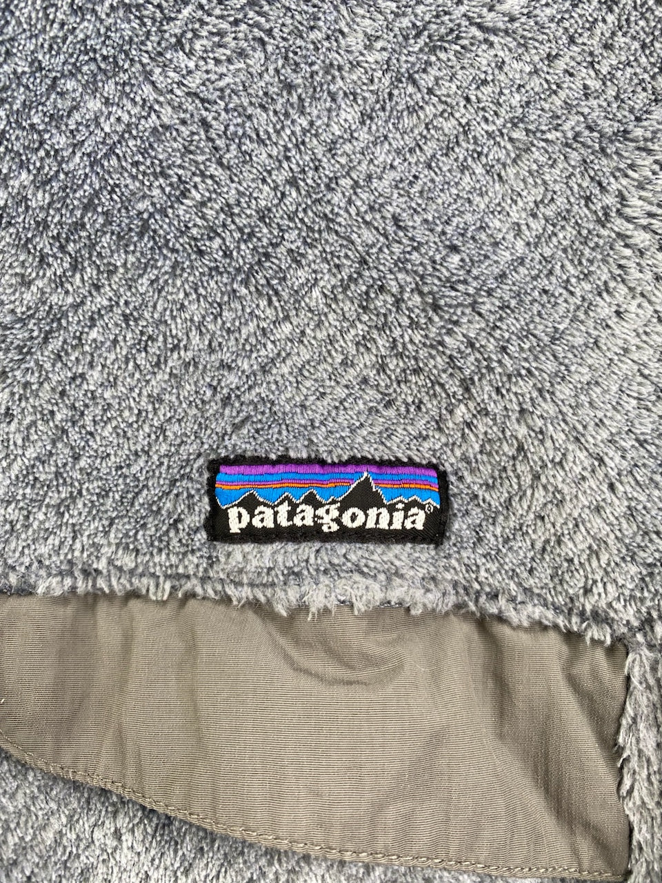 Polaire Patagonia gris et bleu – Femme M, photo 4