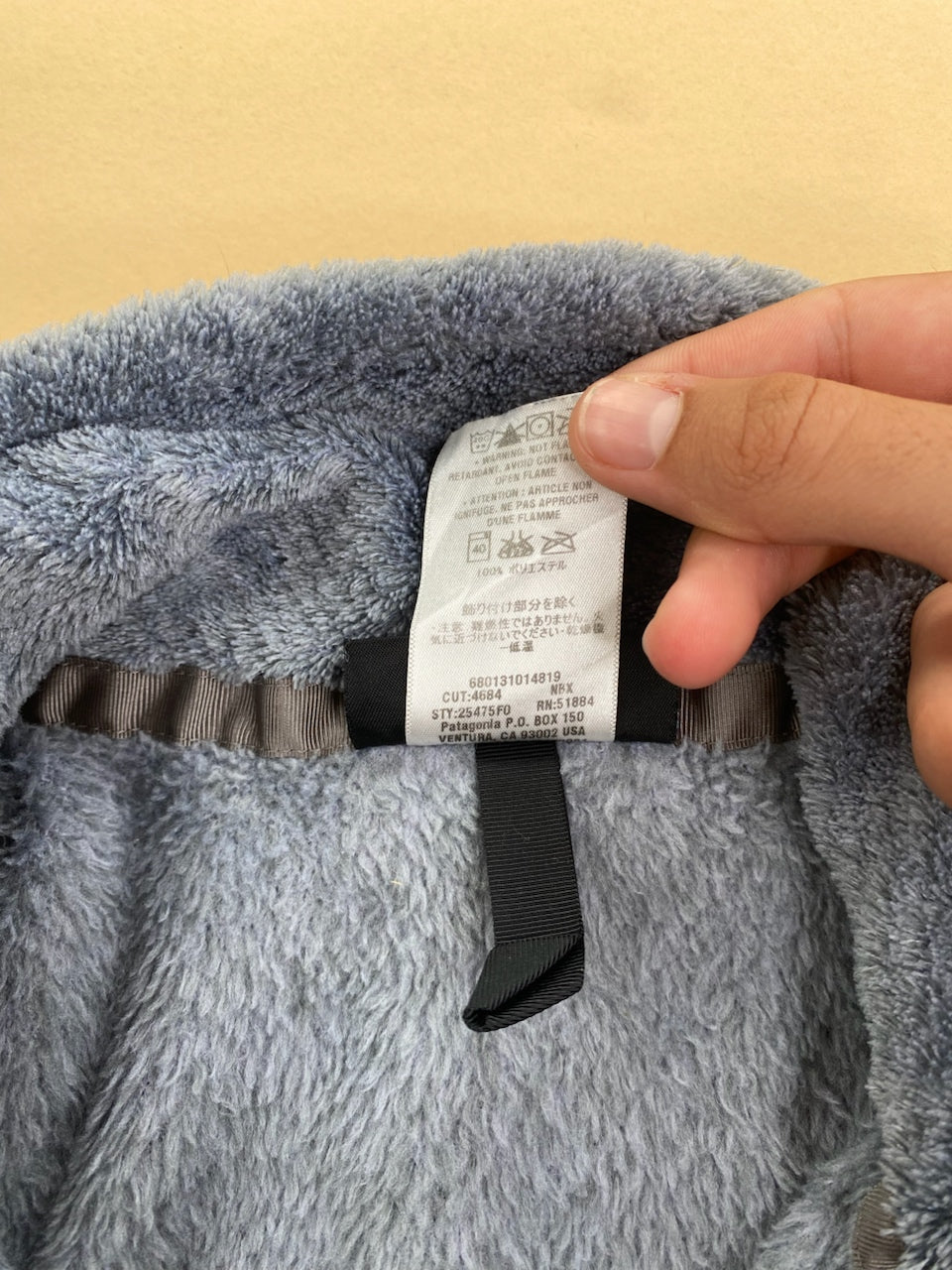 Polaire Patagonia gris et bleu – Femme M, photo 10