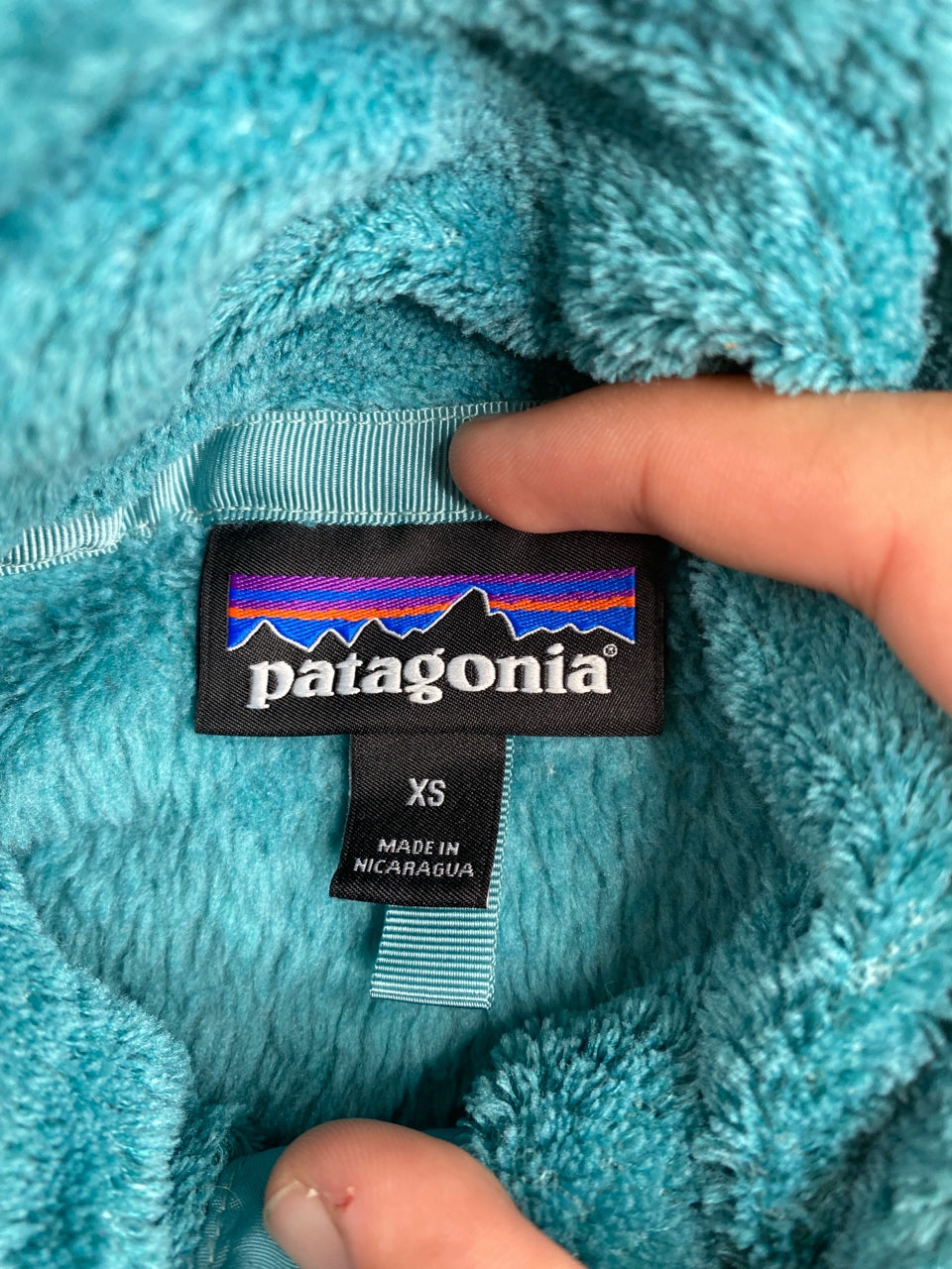 Polaire Patagonia Snap-T vert et turquoise – Homme XS, photo 4