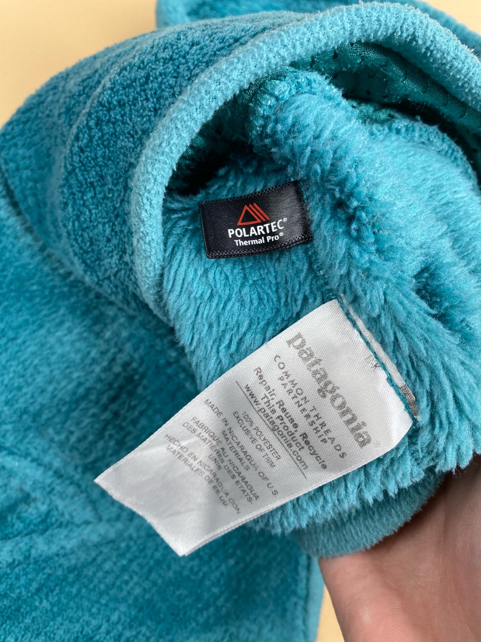 Polaire Patagonia Snap-T vert et turquoise – Homme XS, photo 8