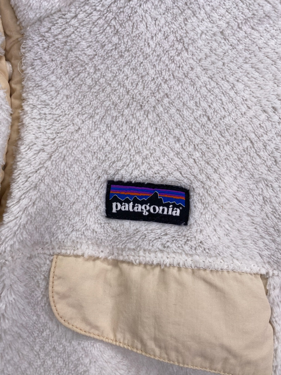 Polaire Patagonia Snap-T blanc cassé et beige – Femme S, photo 4