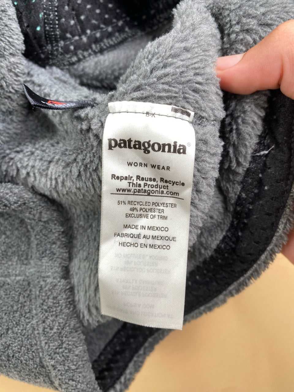 Polaire Patagonia Snap-T gris et turquoise – Homme M, photo 8