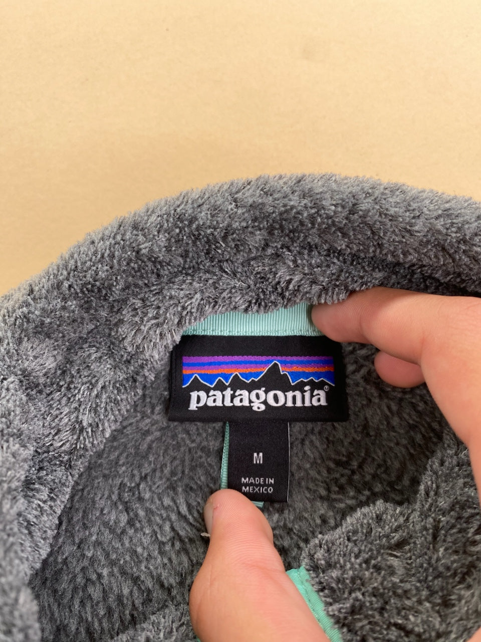 Polaire Patagonia Snap-T gris et turquoise – Homme M, photo 10