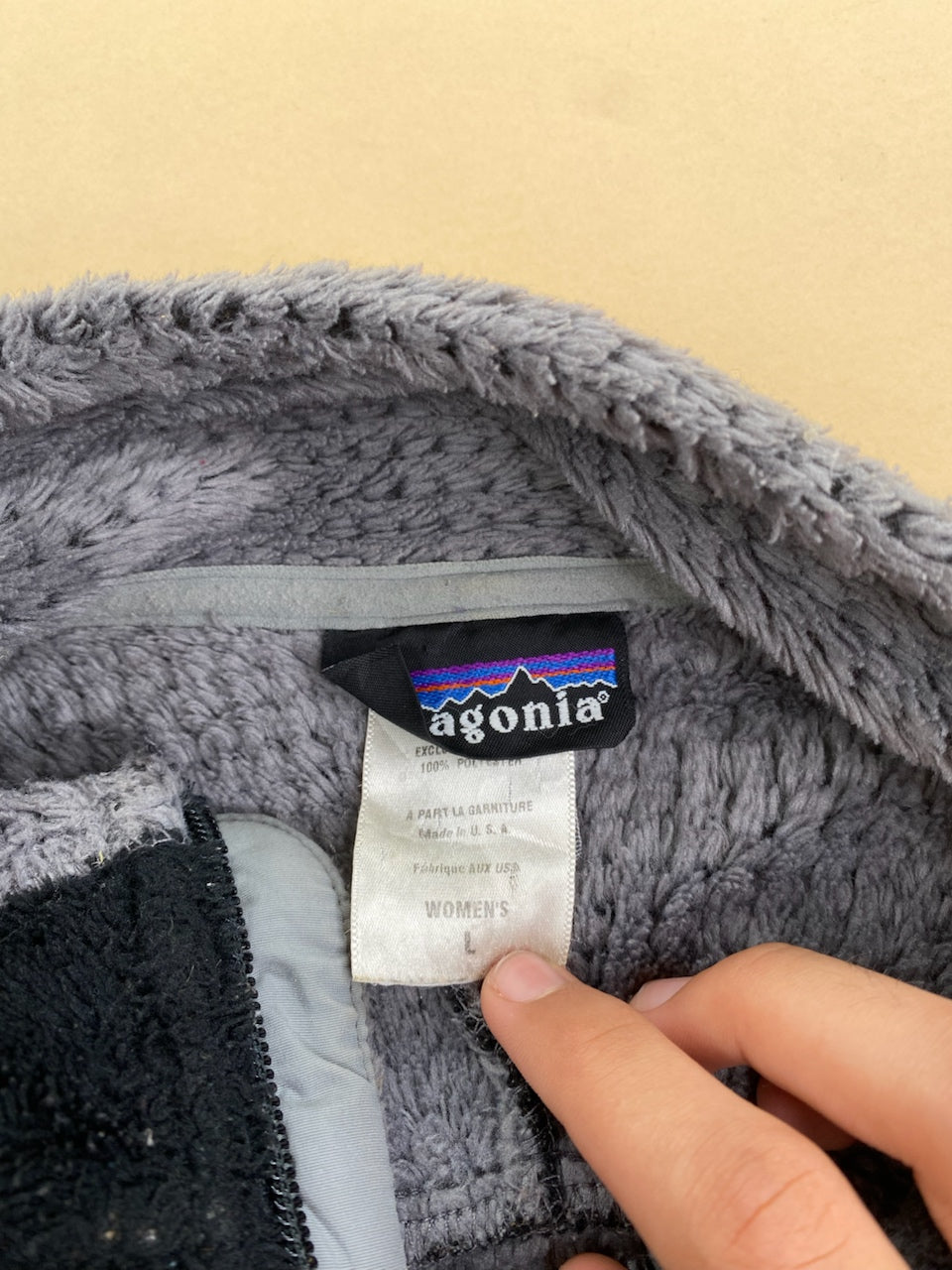 Polaire Patagonia noir et gris – Femme L, photo 7