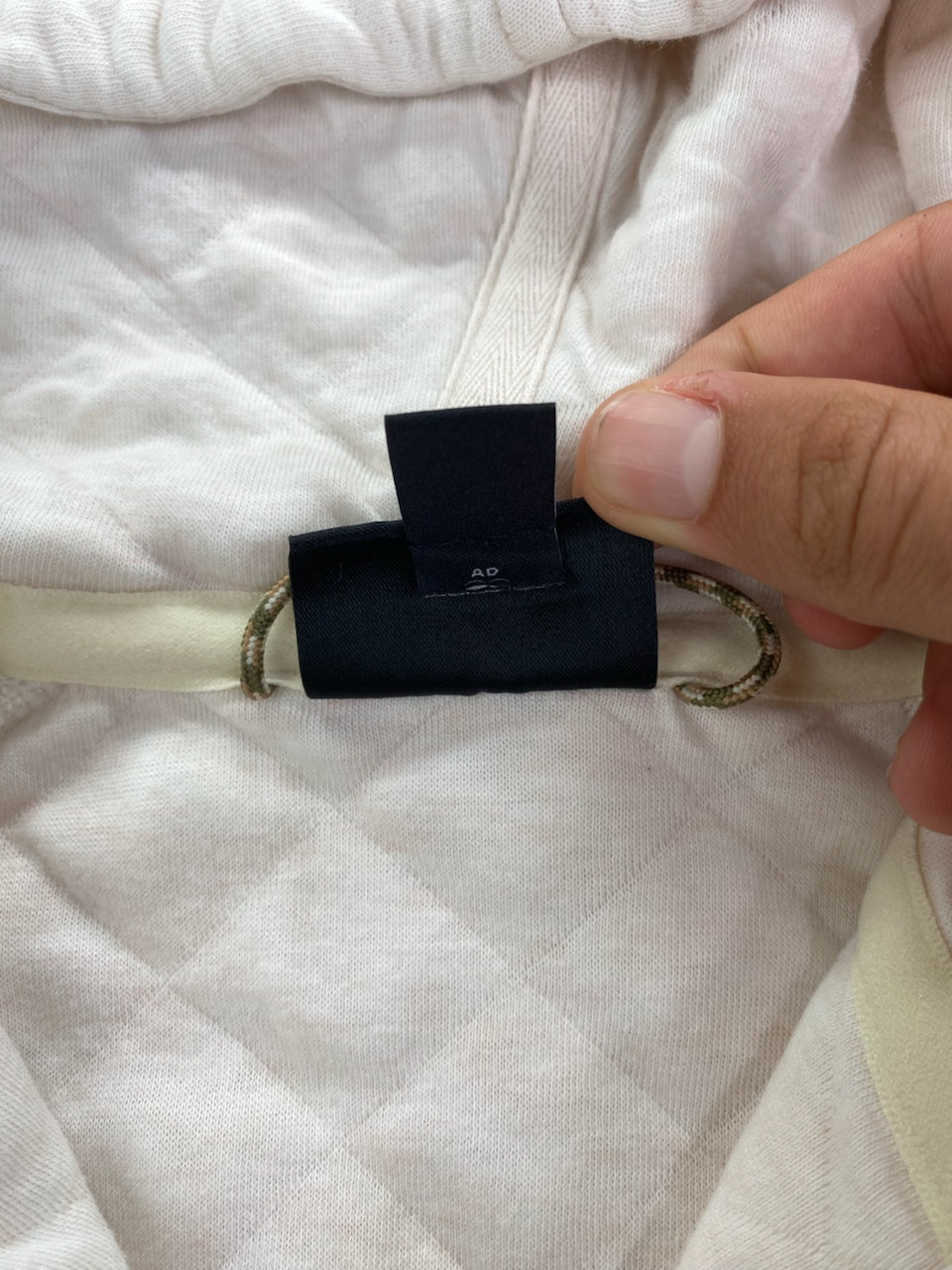 Polaire Patagonia à capuche blanc cassé et rose – Homme S, photo 7