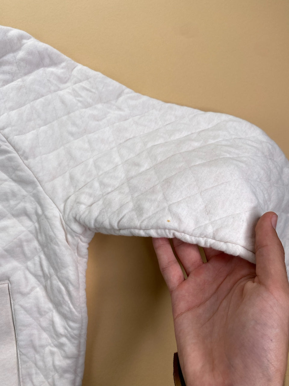 Polaire Patagonia à capuche blanc cassé et rose – Homme S, photo 11