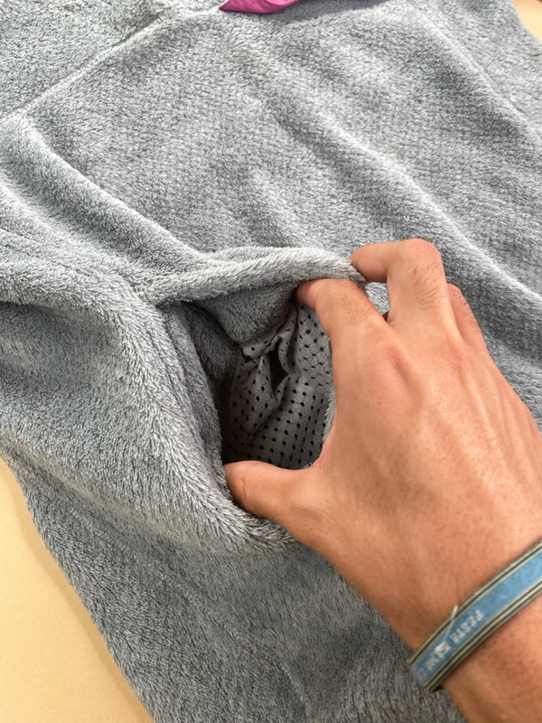 Polaire Patagonia Snap-T gris et rose – Femme L, photo 5