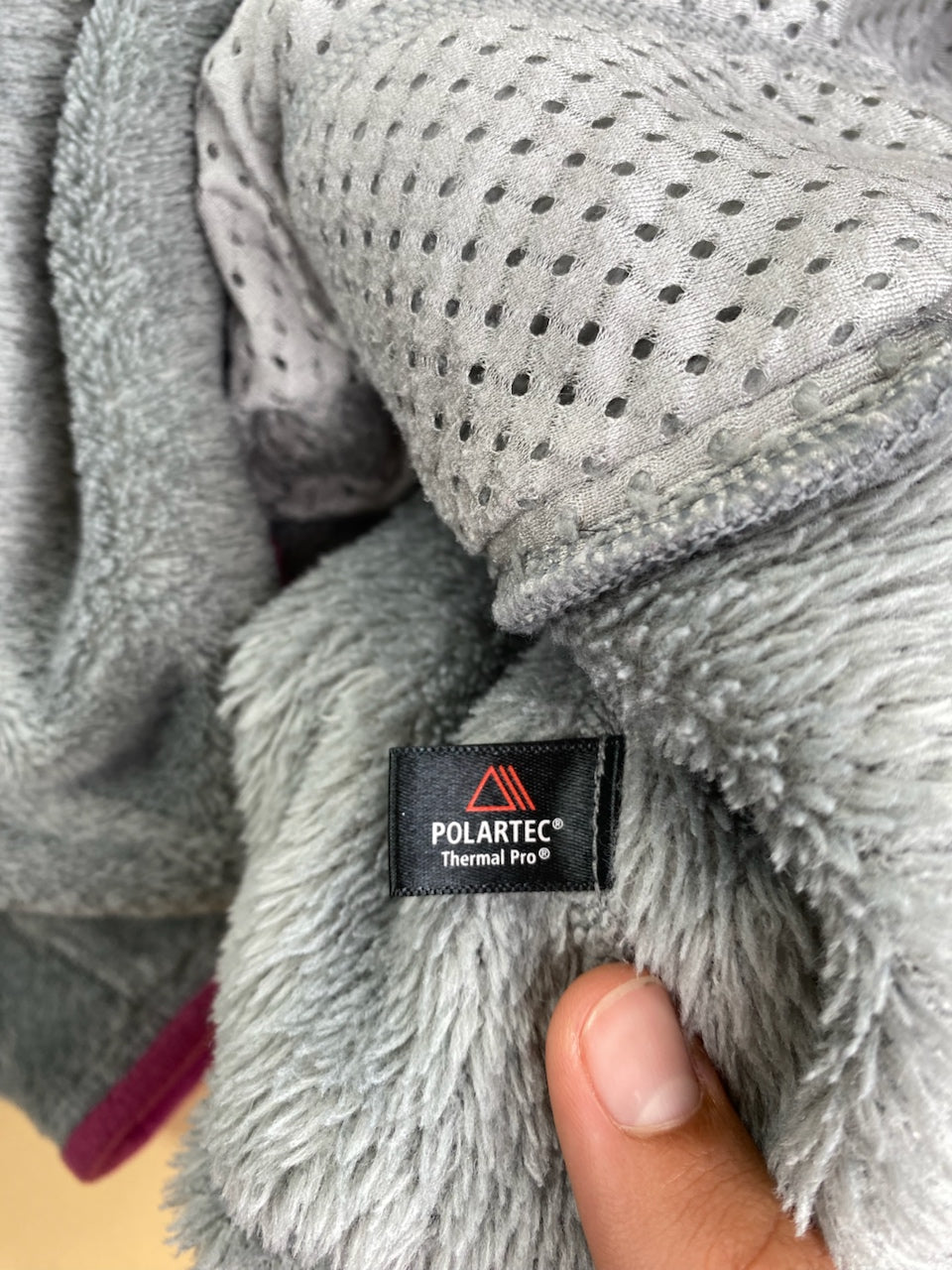 Polaire Patagonia Snap-T gris et rose – Femme L, photo 6