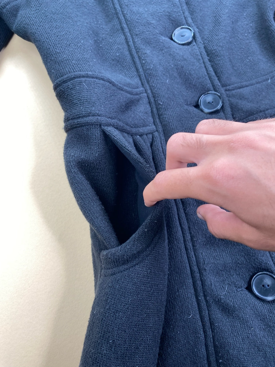 Manteau long en polaire Patagonia noir – Femme XS, photo 4
