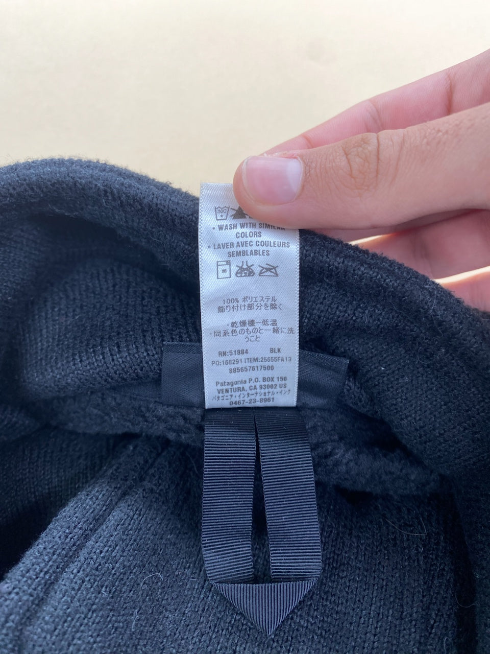 Manteau long en polaire Patagonia noir – Femme XS, photo 6