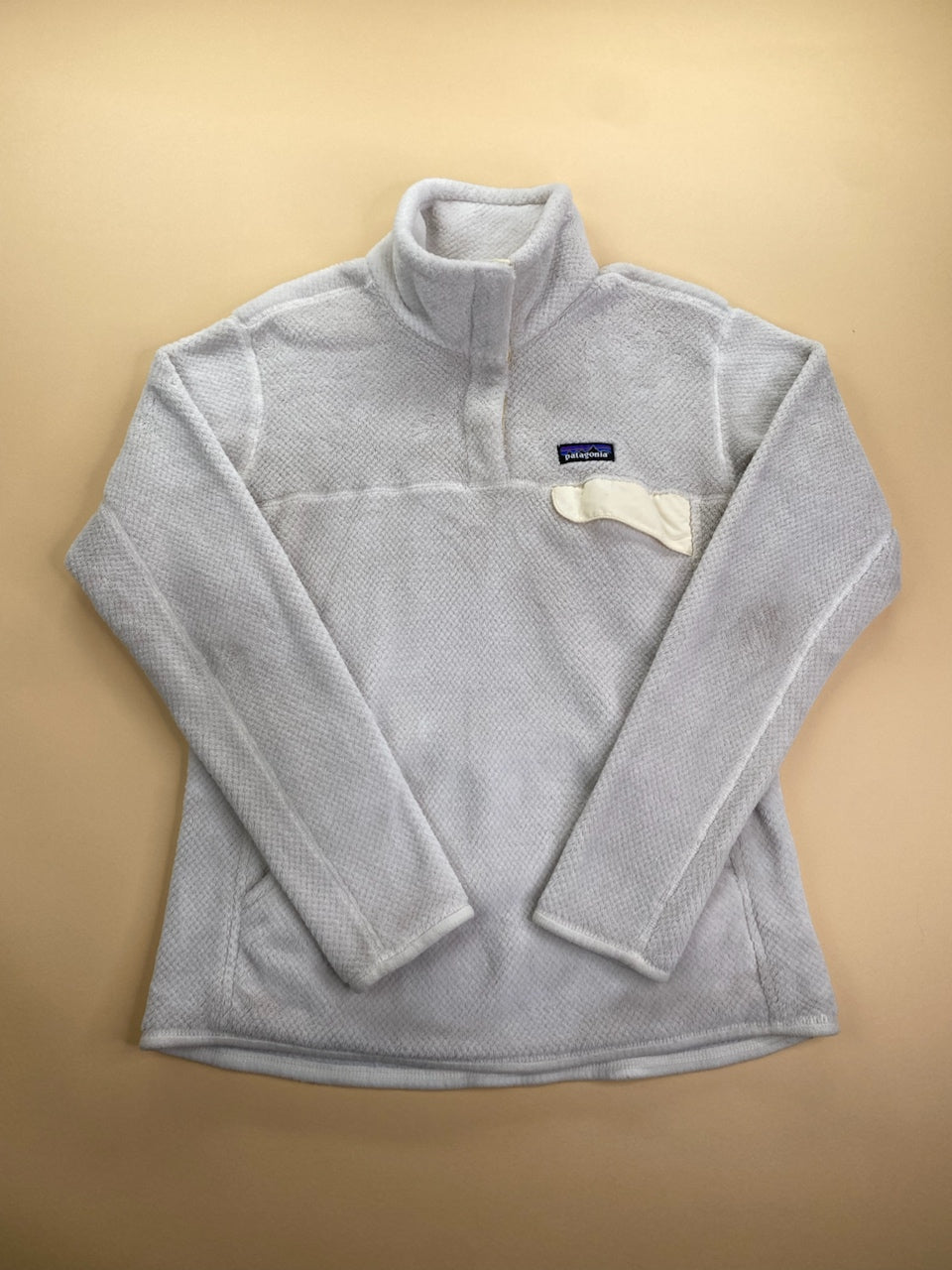 Polaire Patagonia Snap-T gris et crème – Femme L, vue de face