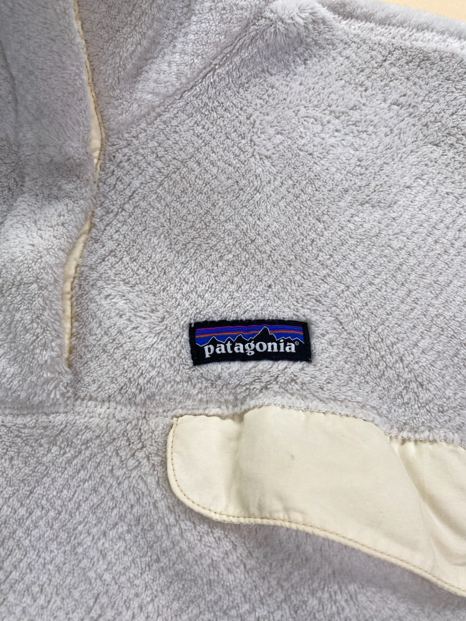 Polaire Patagonia Snap-T gris et crème – Femme L, photo 3