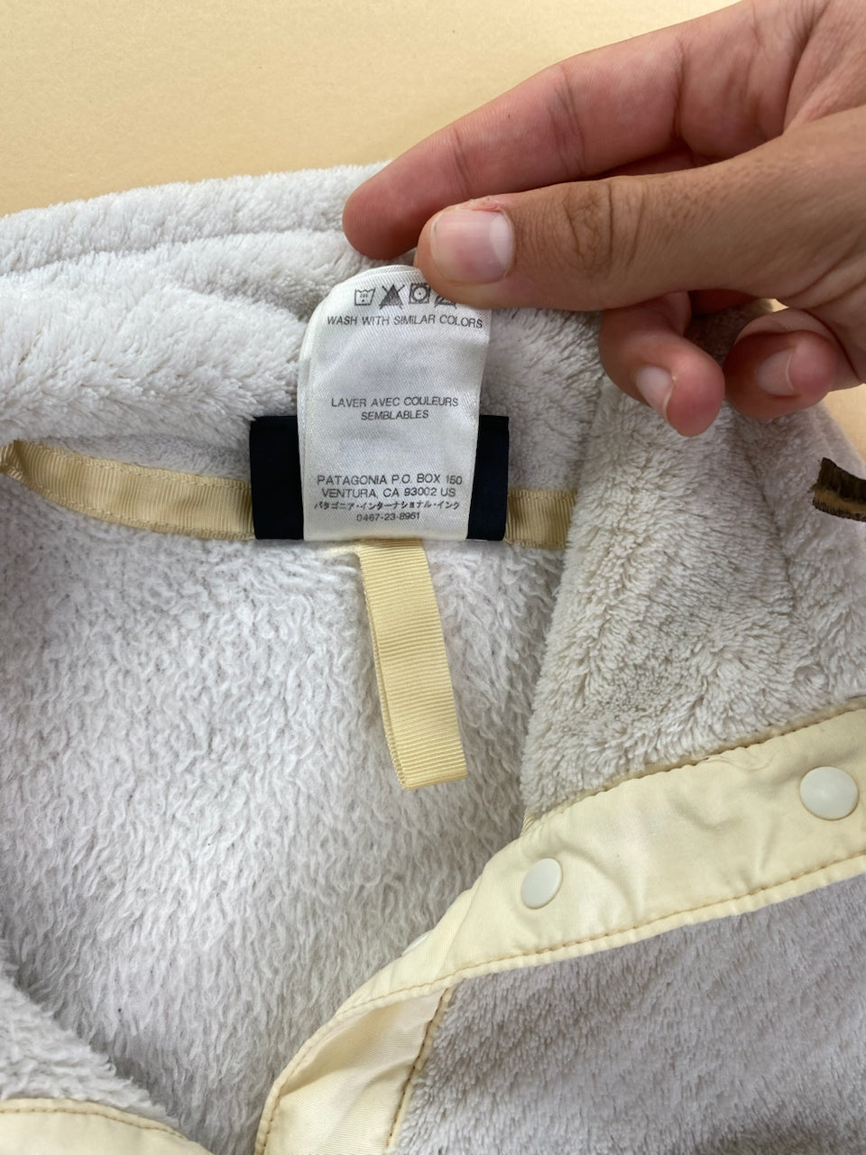 Polaire Patagonia Snap-T gris et crème – Femme L, photo 8