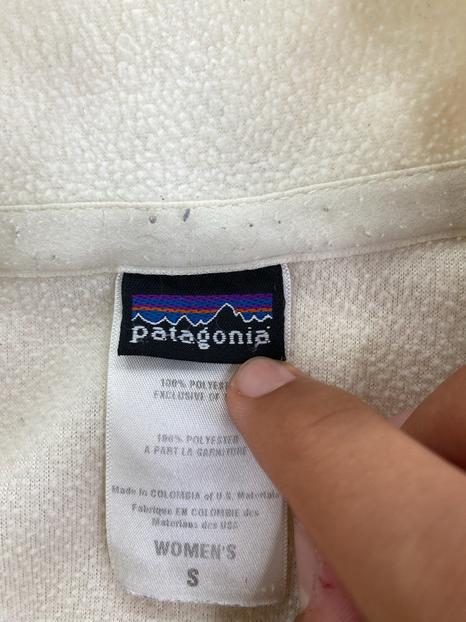 Polaire Patagonia blanc – Femme S, photo 5