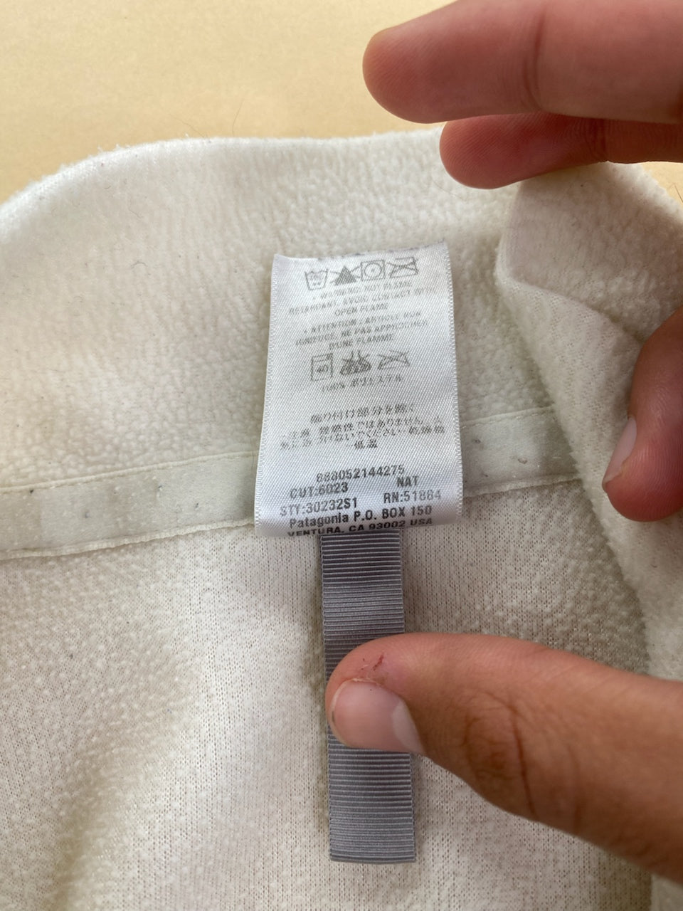 Polaire Patagonia blanc – Femme S, photo 8