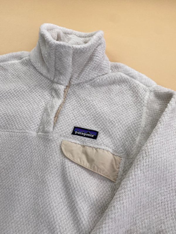 Polaire Patagonia Snap-T blanc et beige – Homme S, photo 3