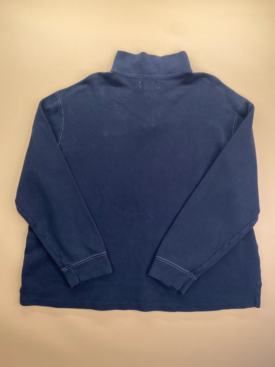 Pull Ralph Lauren quart de zip bleu marine – Homme XXL, photo 10