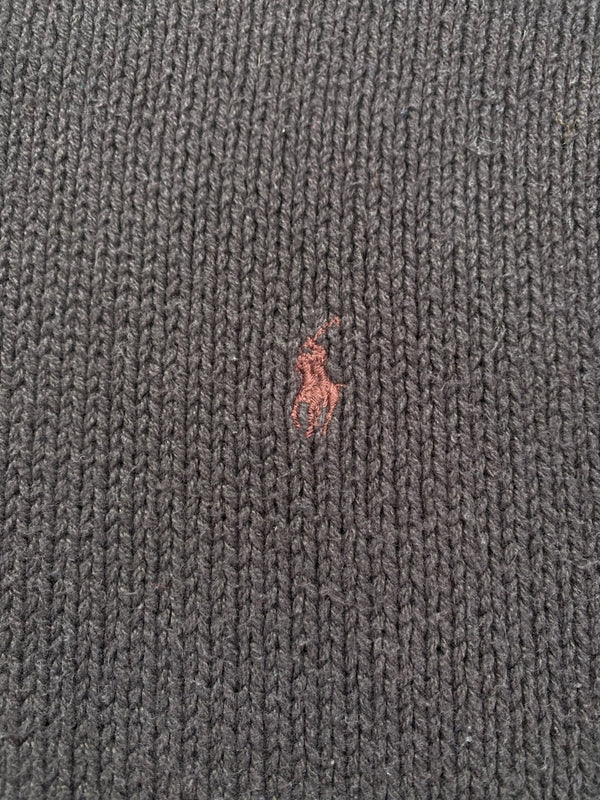 Pull Ralph Lauren col rond marron – Homme L, photo 4