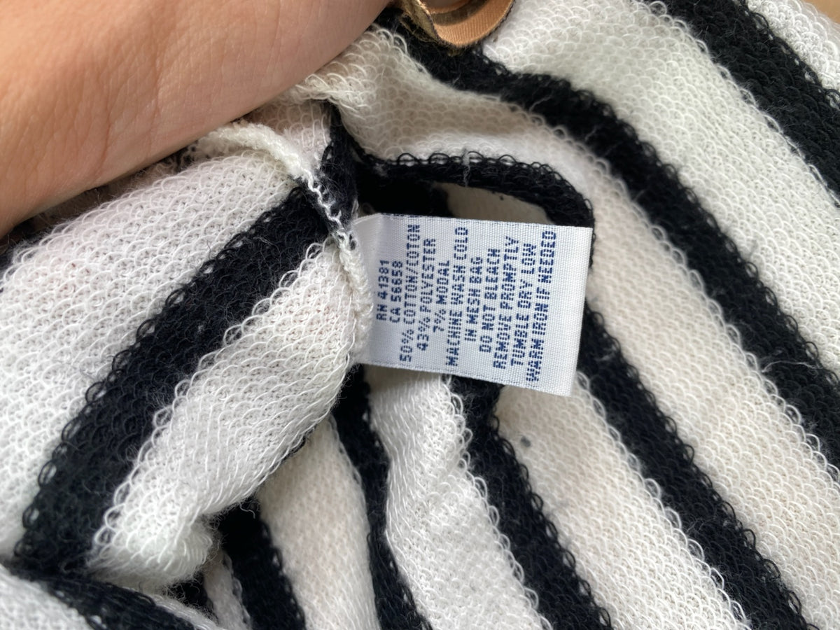 Pull Ralph Lauren rayé blanc et noir – Homme L, photo 7