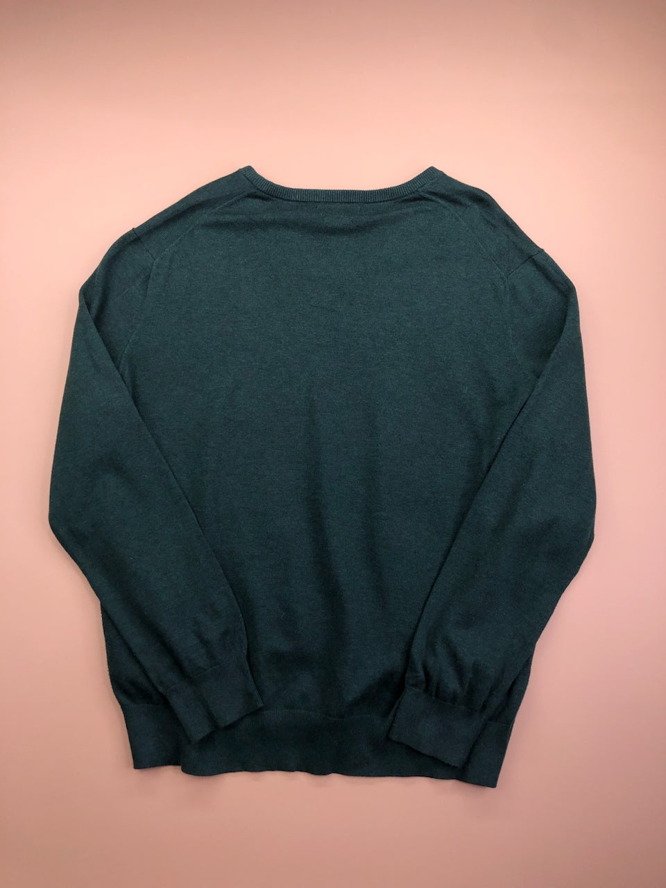 Pull Ralph Lauren col V vert foncé – Homme L, photo 9