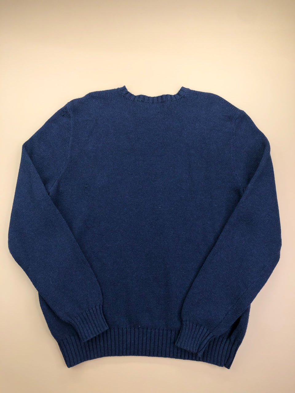 Pull Ralph Lauren col rond bleu marine – Homme L, photo 8