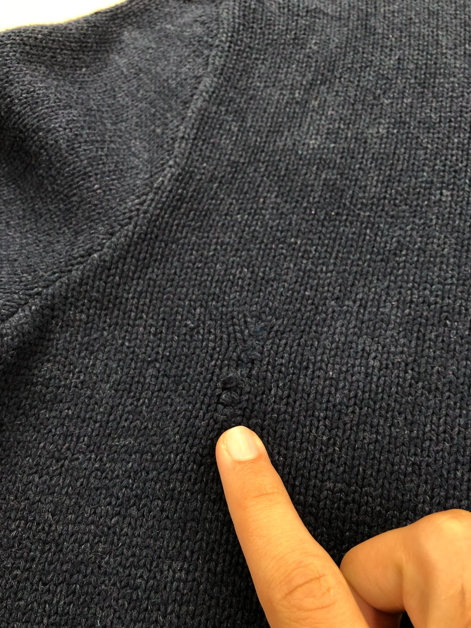 Pull Ralph Lauren col rond bleu marine – Homme L, photo 10