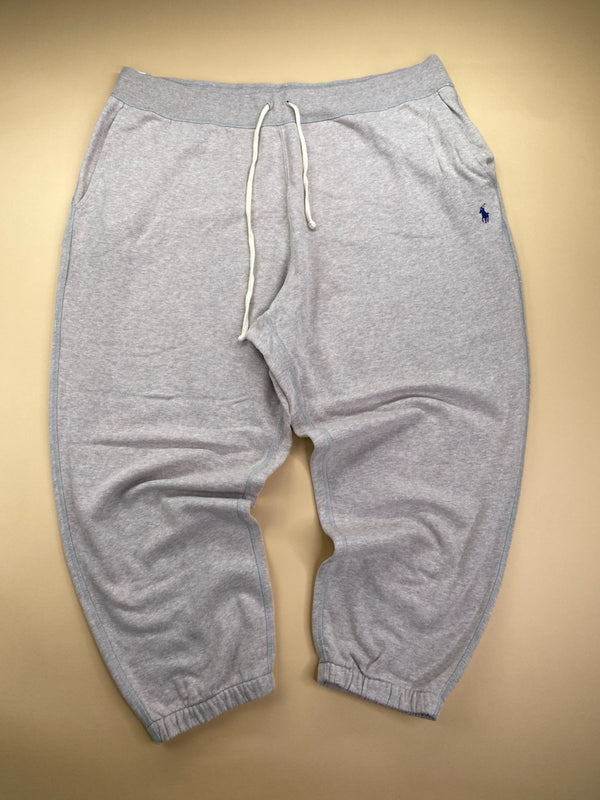 Jogging Ralph Lauren baggy gris et bleu marine – vue 4