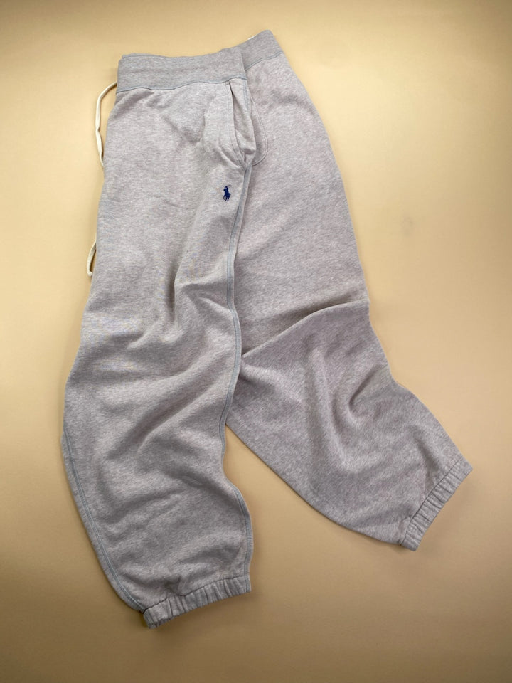 Jogging Ralph Lauren baggy gris et bleu marine – vue 1