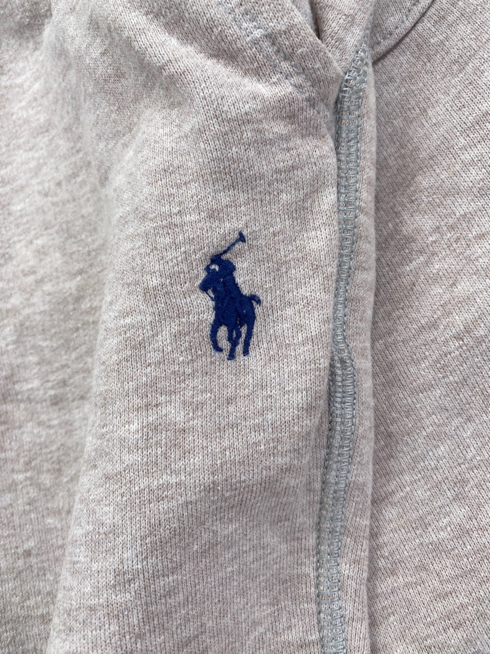 Jogging Ralph Lauren baggy gris et bleu marine – vue 3