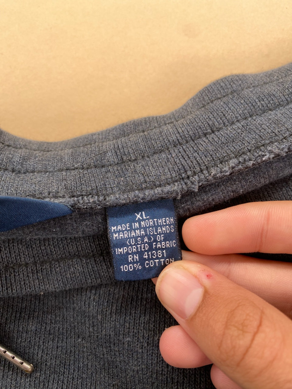 Jogging Ralph Lauren baggy gris et noir – vue 8