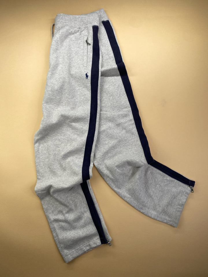 Jogging Ralph Lauren baggy gris et bleu marine – vue 1