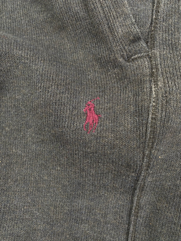 Jogging Ralph Lauren baggy gris et noir – vue 3
