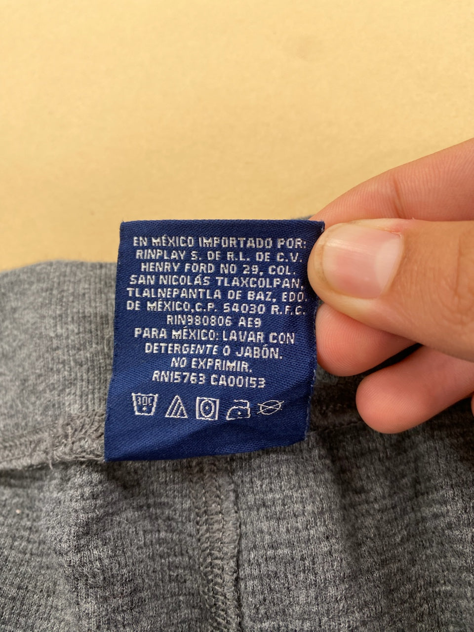 Jogging Ralph Lauren baggy gris – vue 6
