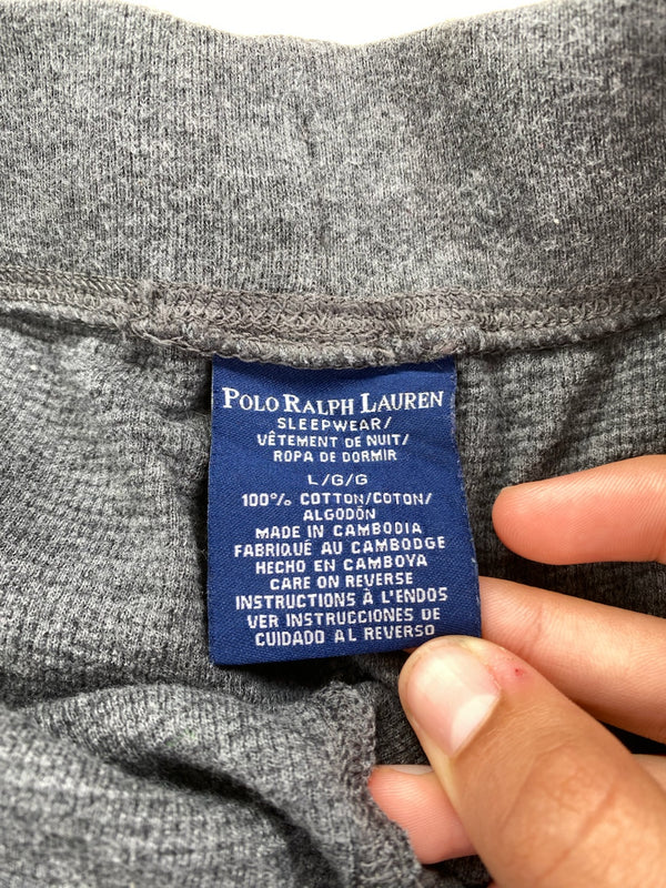 Jogging Ralph Lauren baggy gris – vue 5