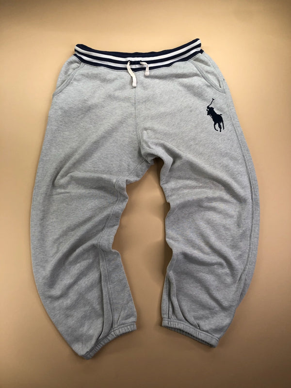 Jogging Ralph Lauren baggy gris – vue 4