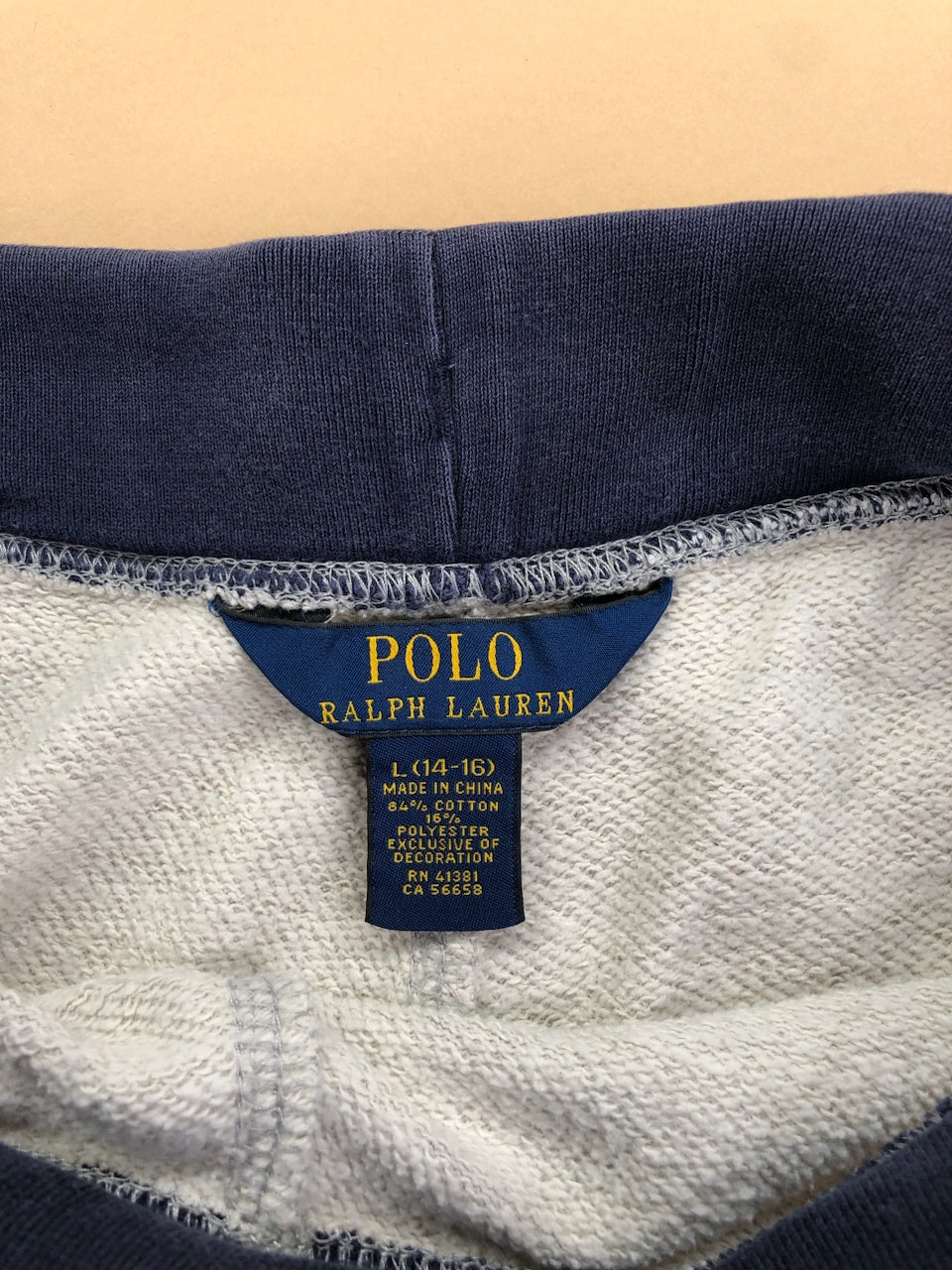 Jogging Ralph Lauren baggy gris – vue 6