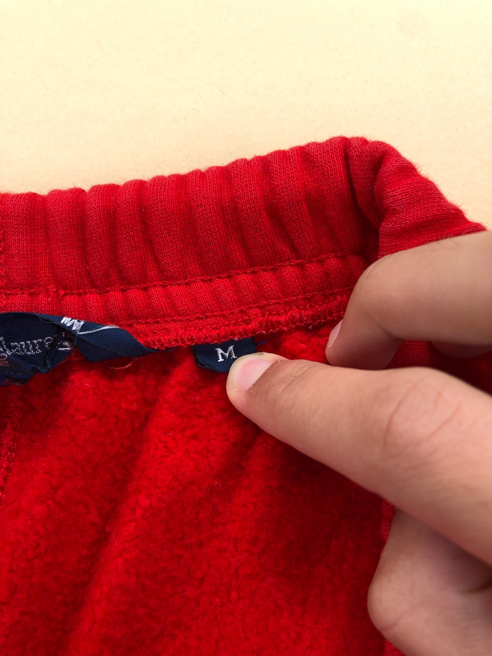 Jogging Ralph Lauren baggy rouge – vue 8