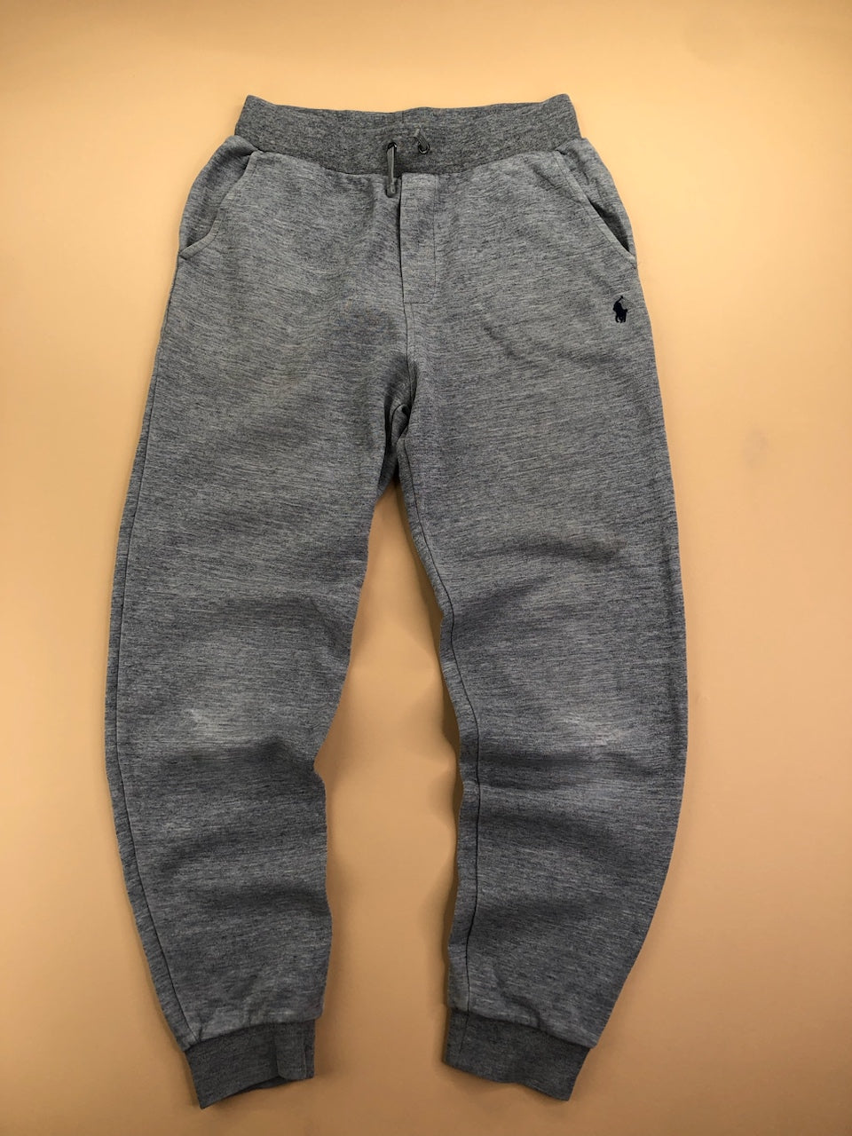 Jogging Ralph Lauren gris chiné et bleu marine – vue 4