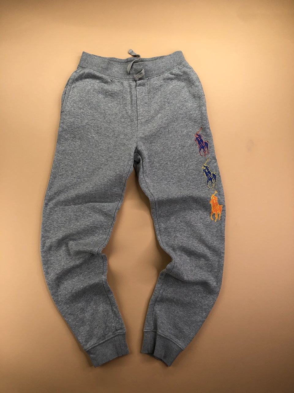 Jogging Ralph Lauren gris multicolore – vue 3