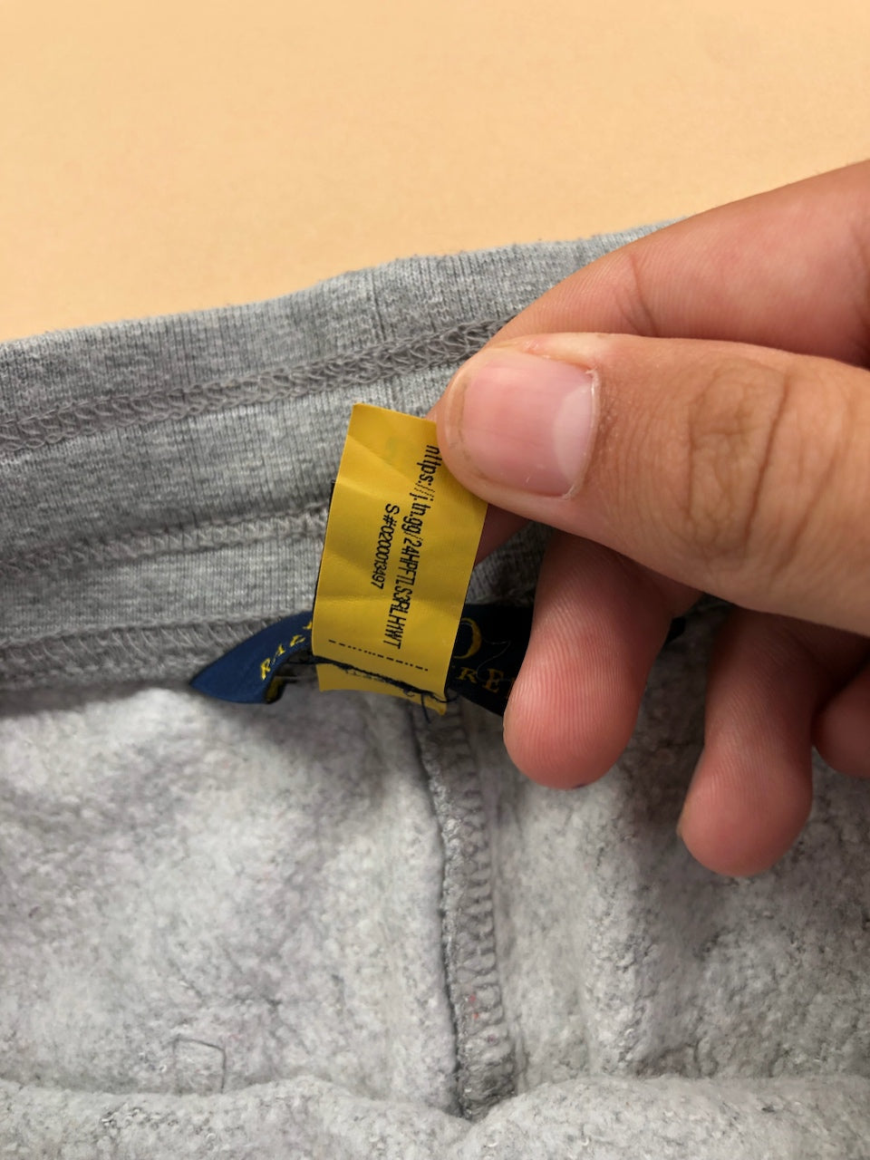 Jogging Ralph Lauren gris multicolore – vue 8