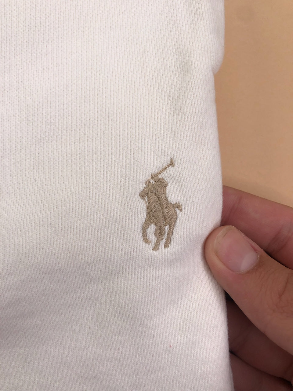 Jogging Ralph Lauren blanc crème – vue 4